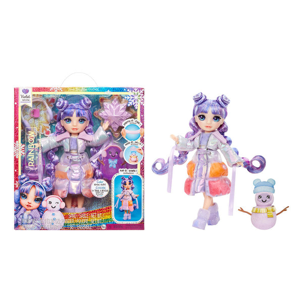 Muñeca Violet Winter Wonderland 11 Pulgadas Con Nieve Mágica Para Niñas