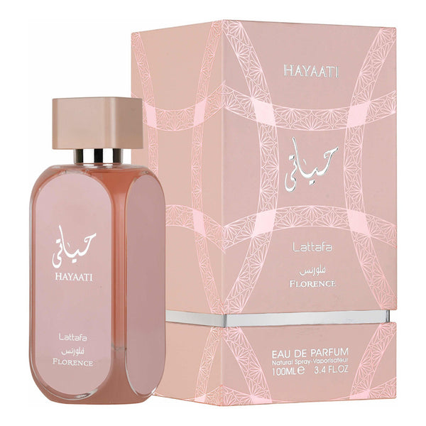 Perfume Lattafa Hayaati Florence Nuevo Para Mujer Aroma Floral Frutal