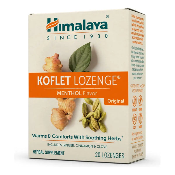 Pastillas Koflet Mentol 20 Unidades Alivio Natural De Garganta