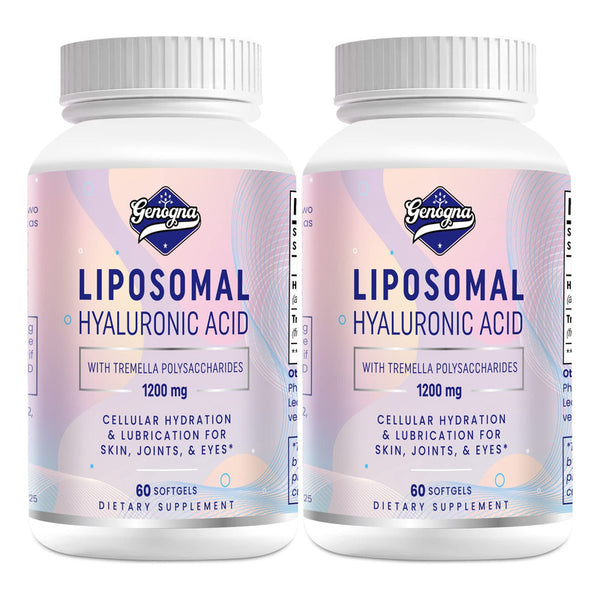 Cápsulas Liposomales Ácido Hialurónico 1000 Mg Hidratación Piel Articulaciones Tremella Antioxidante
