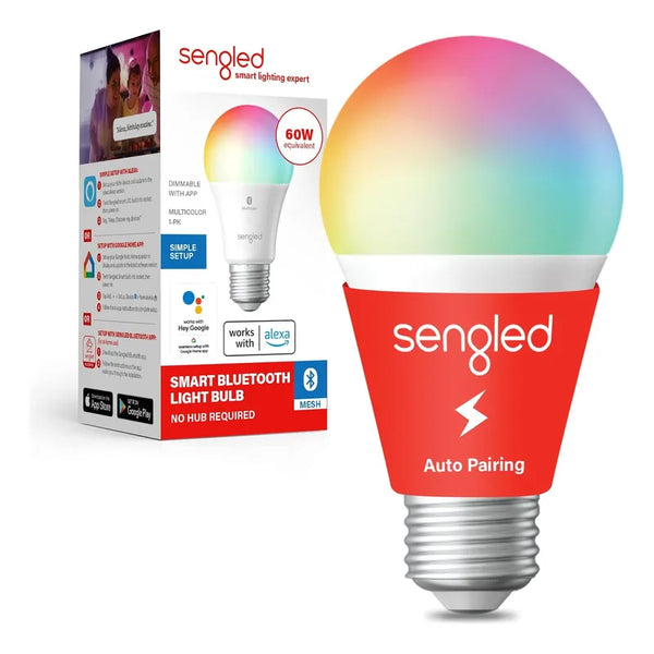 Sengled Bombilla Inteligente Alexa Wifi Colores Multicolor A19