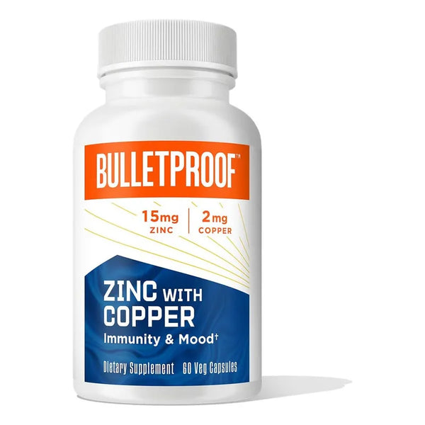 Capsulas De Zinc Y Cobre 60 Unidades Minerales Antioxidantes