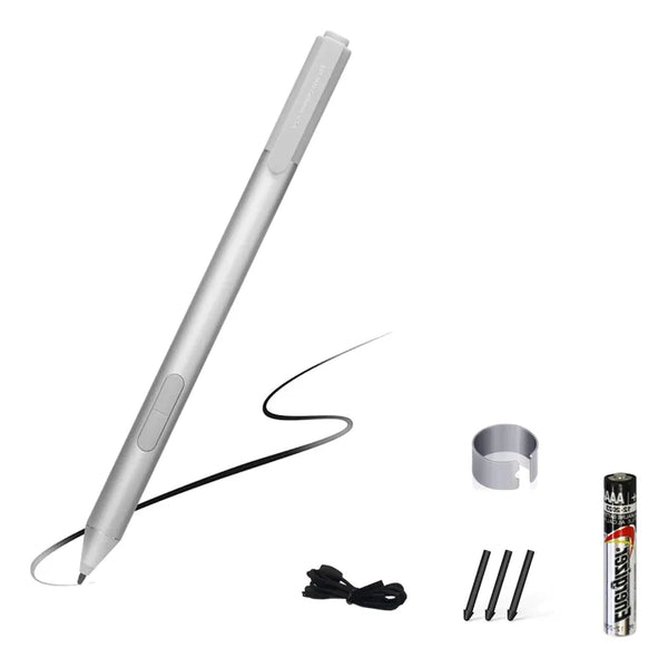 Pluma Digital Activa Compatible Hp Elite X2 Plata Con Bateria De Litio De Larga Duracion