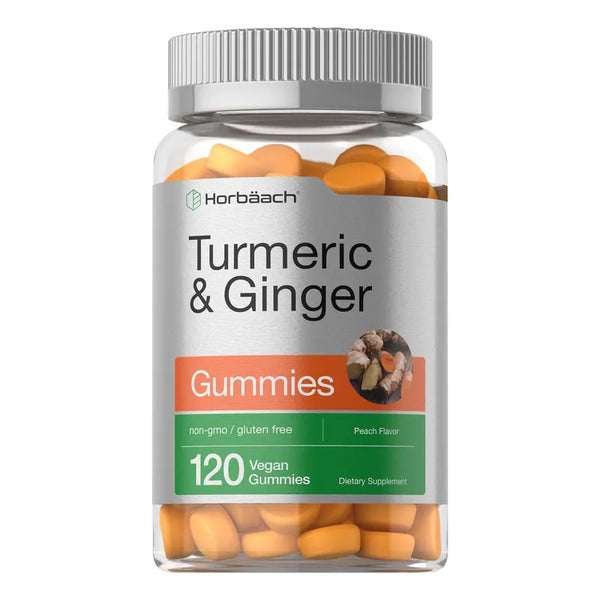 Capsulas De Curcuma Y Jengibre Horbaach 120 Unidades Sabor Melocoton