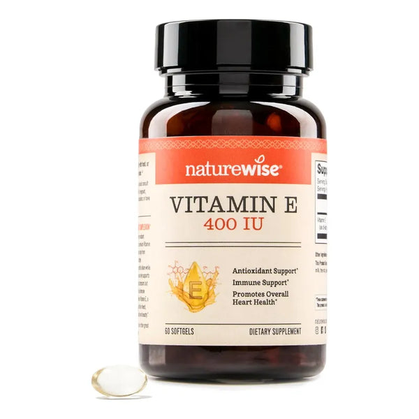 Cápsulas Blandas Vitamina E 400ui Naturewise Antioxidante