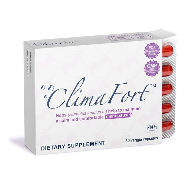 Capsulas Naturales Para Aliviar Menopausia ClimaFort Hasta 10 Vitaminas