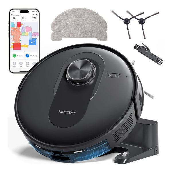 Robot Aspirador Proscenic Q8 Con Succión Poderosa Y Mapeo Lidar