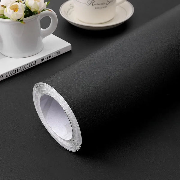 Papel Tapiz Autoadhesivo Negro Actualiza Tu Espacio Fácilmente