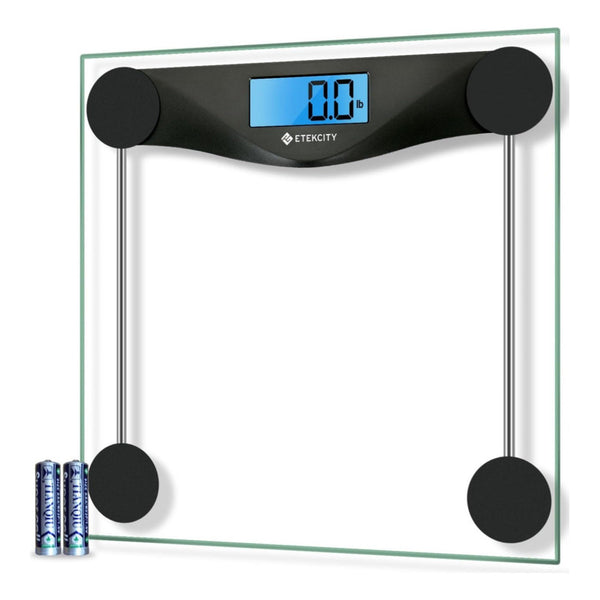 Bascula De Baño Digital Etekcity Con Pantalla LCD Y Peso Corporal De 180 Kg