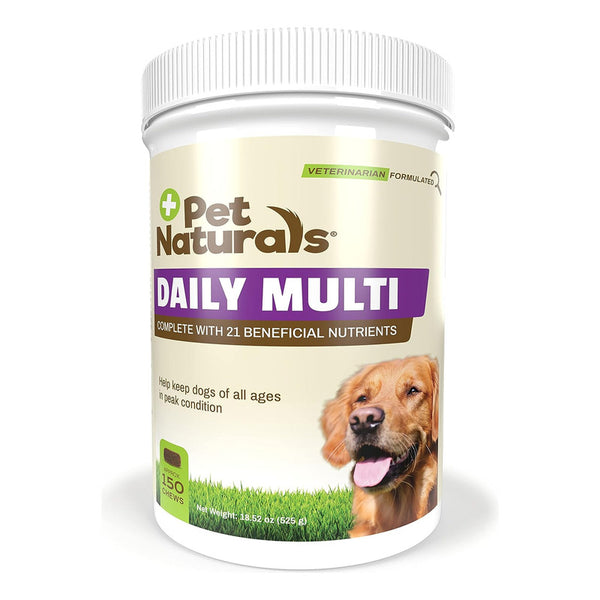 Pet Naturals Daily Multi Perros Multivitamínico Completo 150 U