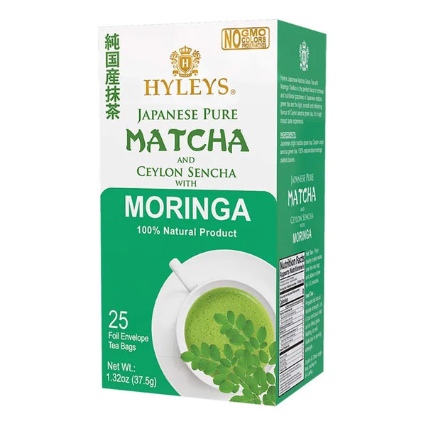 Bolsa De Te Matcha Con Moringa 25 Unidades Te Verde Japones