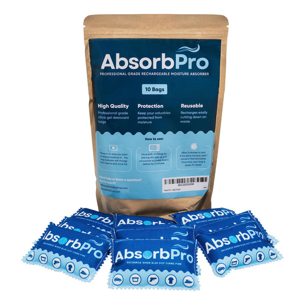 Bolsa Deshumidificadora Absorb Pro Recargable 100g Protección Eficiente
