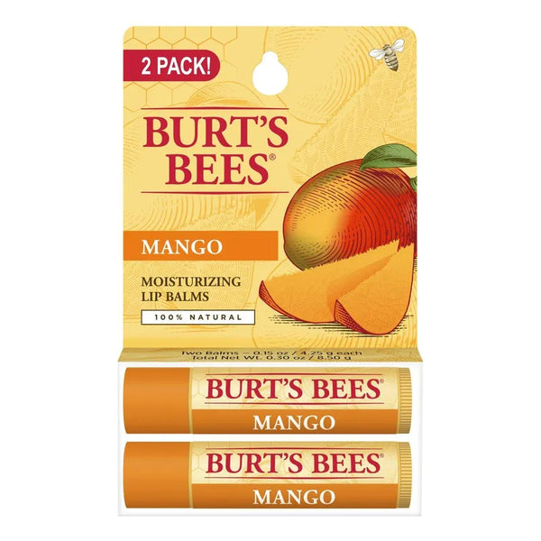 Balsamo Labial Hidratante Natural Mango Burts Bees para Labios Suaves