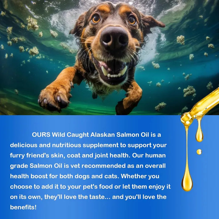 Aceite De Salmón De Alaska Para Perros Con Omega 3 Ácidos Gr - Imagen 6