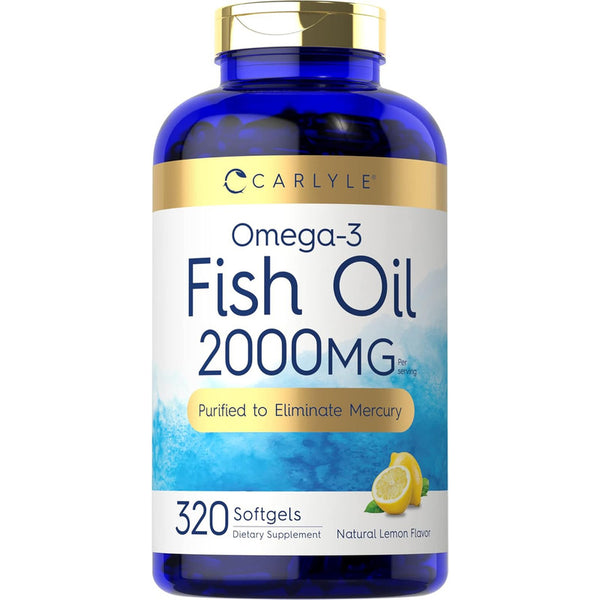 Aceite De Pescado Omega-3 Carlyle 320 Capsulas Saludable