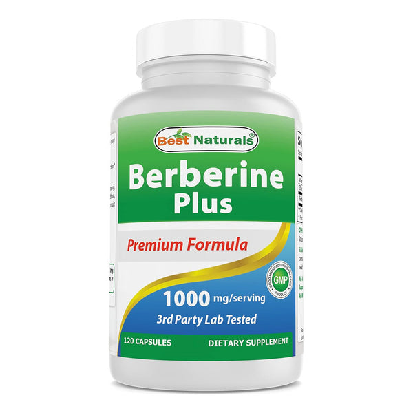 Berberina Plus 1000 Mg Best Naturals Para Apoyo Inmunológico