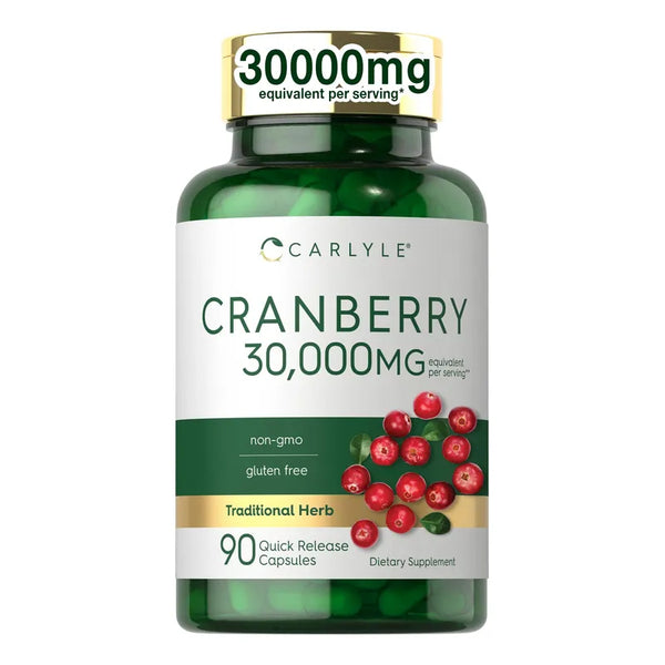 Cápsulas De Arándano Concentradas 30000 Mg 90 Unidades Suplemento Natural