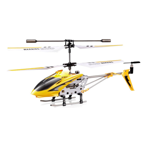 Helicóptero Control Remoto Syma S107G Amarillo 3 Canales Vuela Fácil y Estable