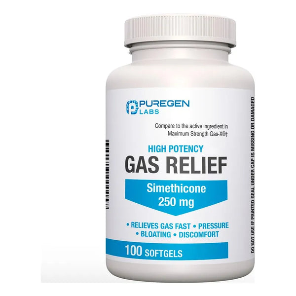 Capsulas Blandas Simeticona Alivio Gas 250 Mg 100 Unidades