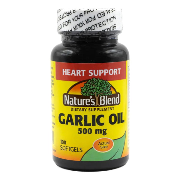 Aceite De Ajo 500 Mg 100 Cápsulas Blandas Suplemento Natural