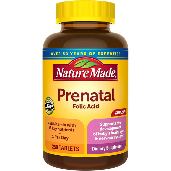 Suplemento Prenatal Nature Made Dha 200 Mg 60 Cápsulas Suaves