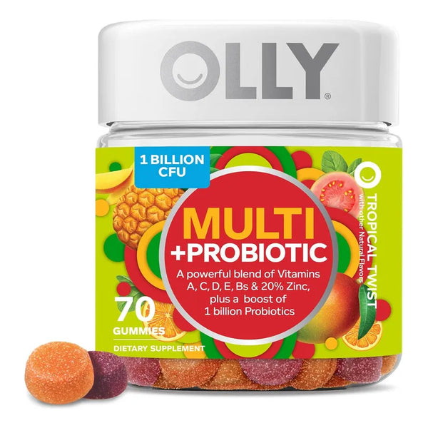 Gomitas Multivitamínicas Probióticas Olly Adultos 70 Gomitas Bienestar Vital