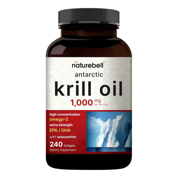 Aceite De Krill Antartico 1000 Mg Omega 3 180 Capsulas Salud Y Bienestar