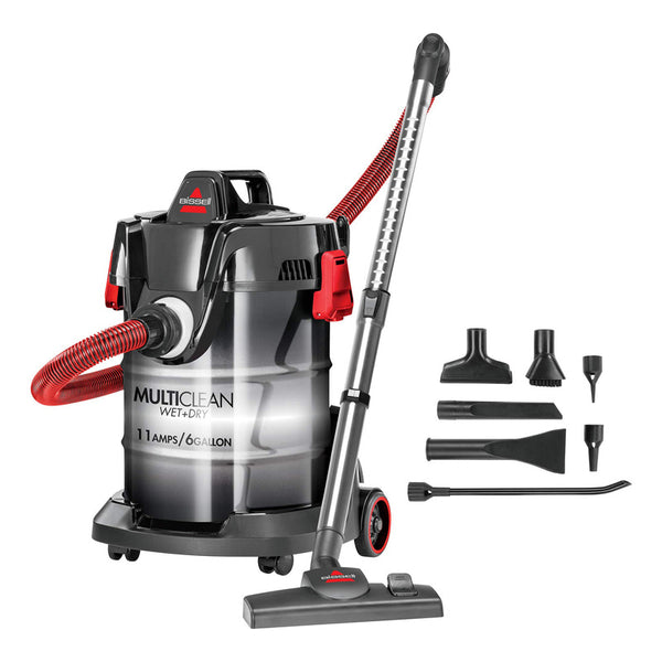 Aspirador Bissell Multiclean Wetdry 2035m Rojo Limpieza Potente En Seco Y Húmedo