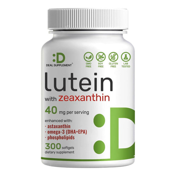 Luteína Y Zeaxantina 40 Mg Suplemento Extra Fuerte Salud Visual