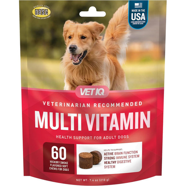 VetIQ Multivitamínico Para Perros Sabor Nogal Apoyo Total 150g