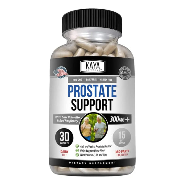 Apoyo Prostático Con Saw Palmetto Bloqueador Dht Reduce Micción 🌿