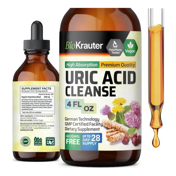 BioKrauter Tintura Natural De Apoyo Renal Purificación Ácido Úrico
