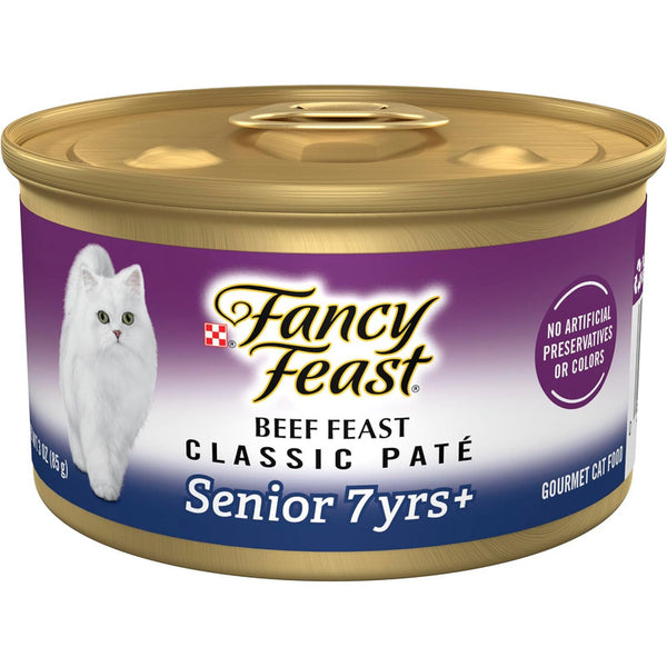 Alimento Humedo Para Gatos Mayores Purina Fancy Feast 24 Latas