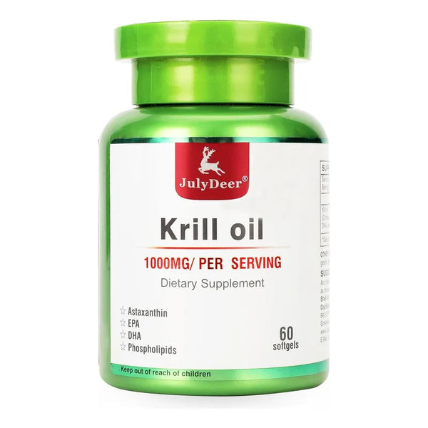Aceite De Krill Antártico 1000 Mg Omega 3 Para Salud Integral