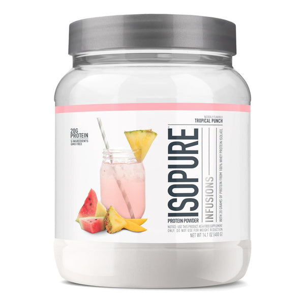 Isopure Proteina De Suero De Leche Polvo Sabor Fruta Ligera 20g Rapida Absorcion