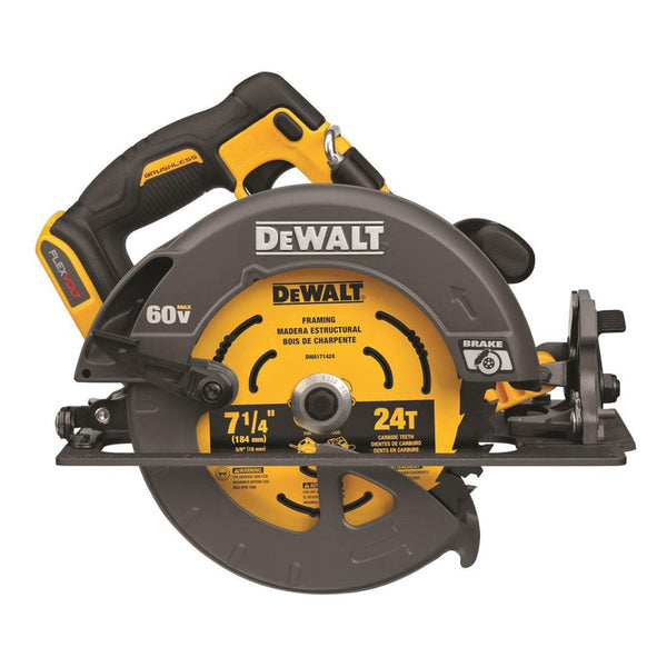 Sierra Circular Dewalt Flexvolt 60V Mayor Potencia Y Precisión En Cada Corte