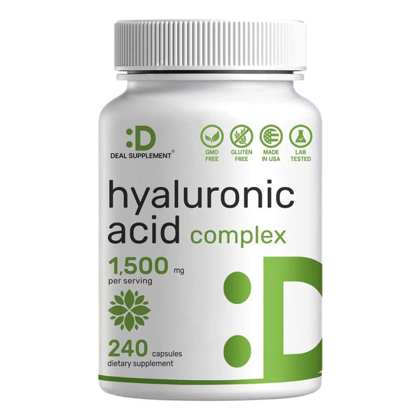 Acido Hialuronico 200 Mg Cabello Piel Uñas 240 Capsulas