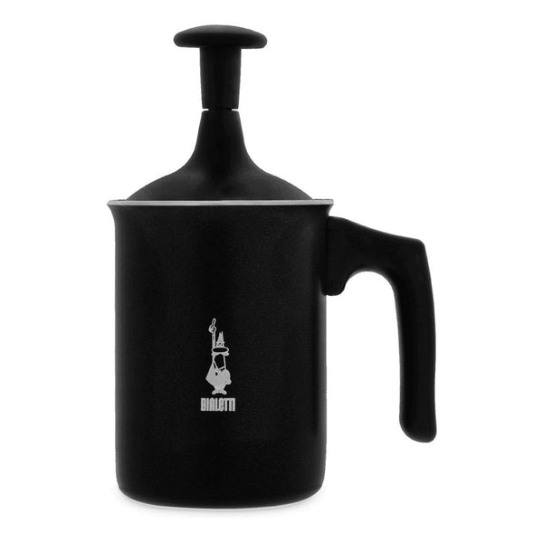 Espumador De Leche Bialetti Tutto Crema Negro Para 3 Tazas Sin Inducción