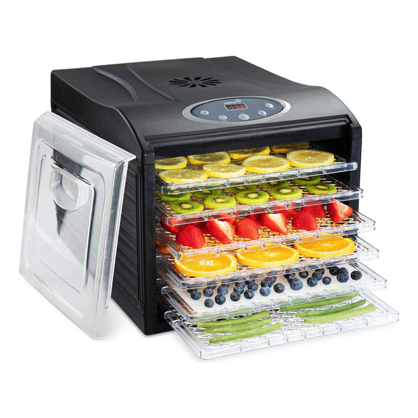 Deshidratador De Alimentos Digital Ivation Para Encimera Con 6 Bandejas