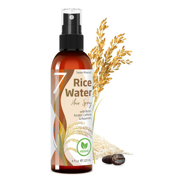 Spray Agua De Arroz Fermentado Seven Minerals Cabello Más Fuerte Y Largo