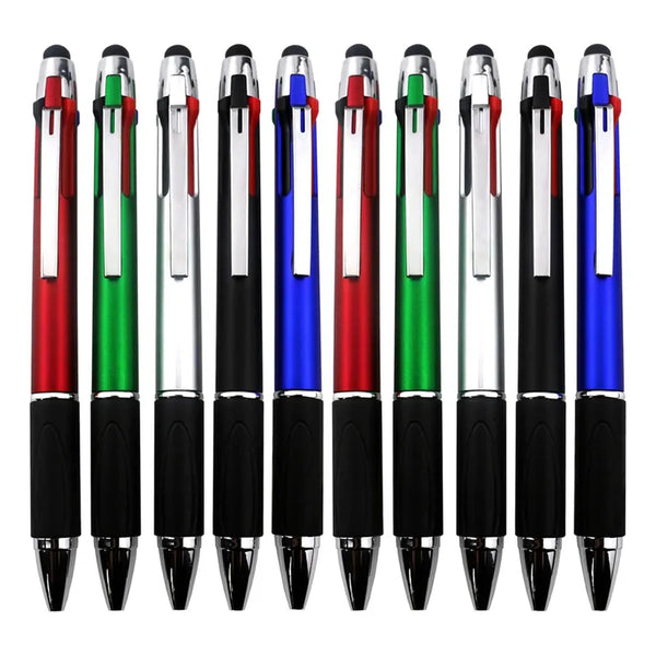 Boligrafo Multicolor 4 Colores Lapiz Capacitivo Para Pantallas