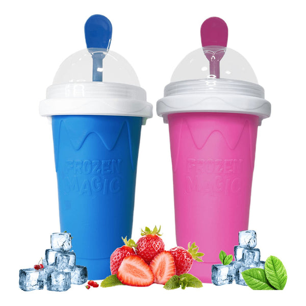 Vasos Para Hacer Granizados Regnbue Magic Slushy Maker Reutilizable De Silicona