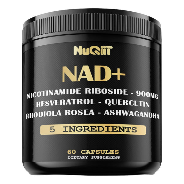 Nad Ribósido 900 Mg Resveratrol Quercetina Cúrcuma Energía Saludable