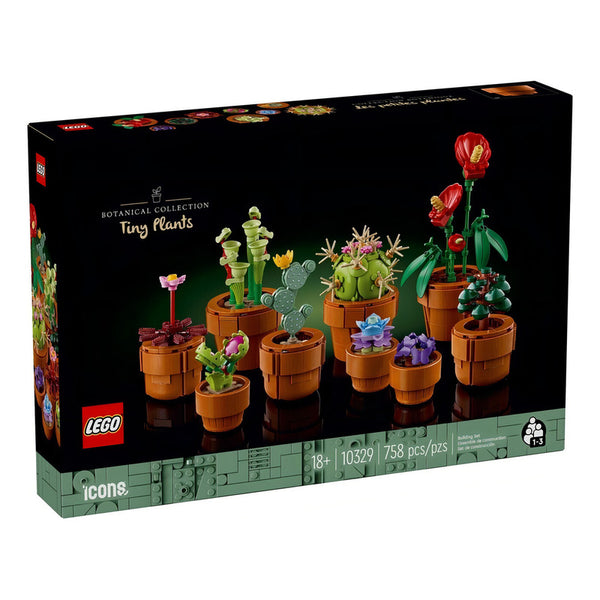 Set De Construcción Lego Icons 10329 758 Piezas Caja para Adultos Con Modelos De Plantas Tropicales