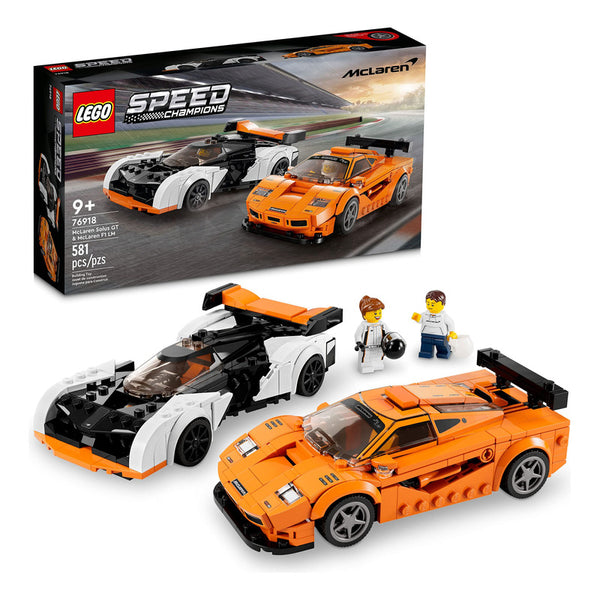 Lego Speed Champions McLaren Solus GT Y F1 LM 76918 Set De Construcción