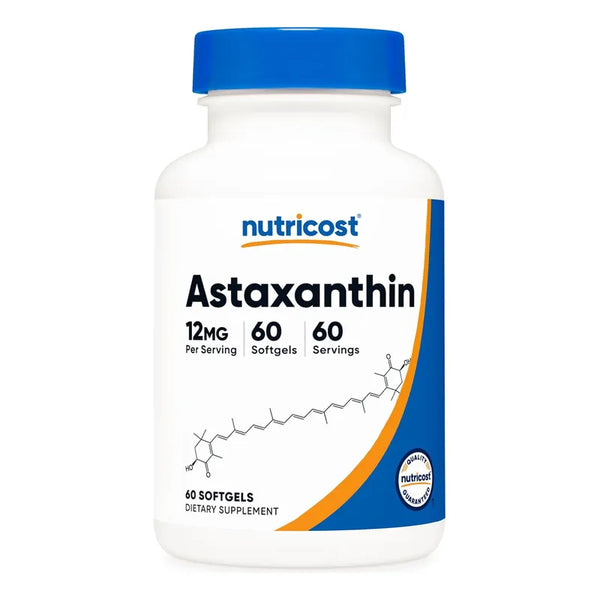Astaxantina 12 Mg 30 Cápsulas Antioxidante