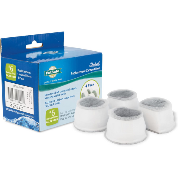 Filtros De Carbon Para Fuente De Mascotas PetSafe Drinkwell Agua Fresca Y Saludable