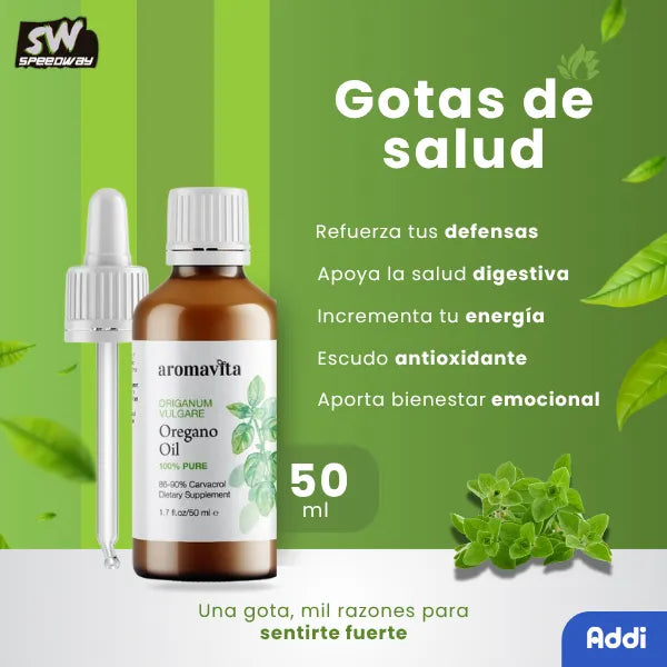 Aceite De Oregano Orgánico Extra Fuerte Suplemento Vegano Potente