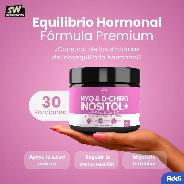 Inositol Myo Y D Chiro 40 1 Folato Vitaminas Para Equilibrio Hormonal