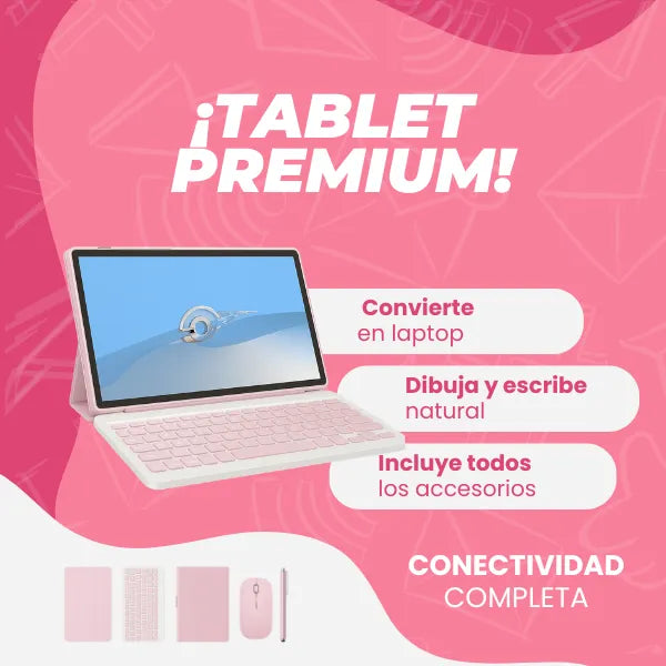 Tablet 10 Pulgadas 2 En 1 Con Teclado Y Mouse Perfecta Para Trabajo Y Entretenimiento